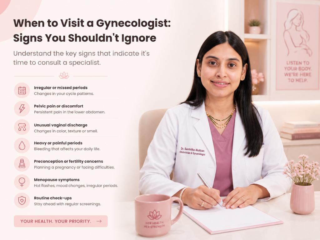 When to Visit a Gynecologist: Signs You Shouldn't Ignore